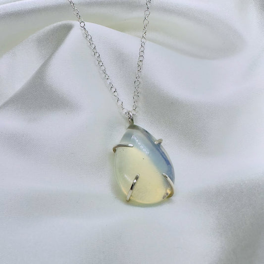 Opalite Claw Set Pendant